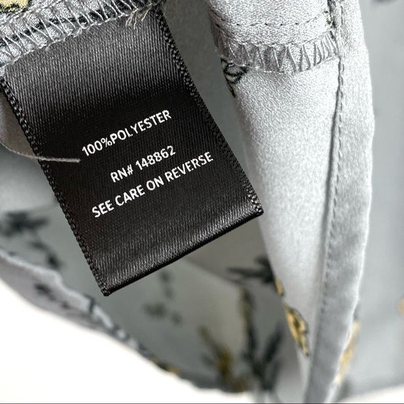 Torrid Gray Floral Babydoll Button Down Tunic EUC - Picture 13 of 13